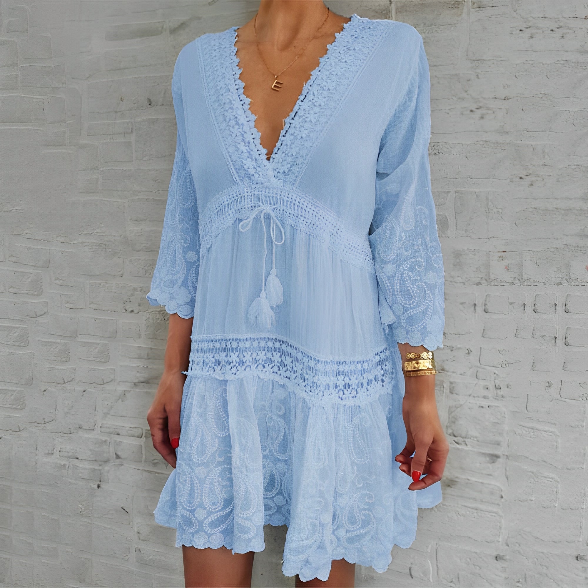 Catalina | Women’s dress with v-neckline and loose fit