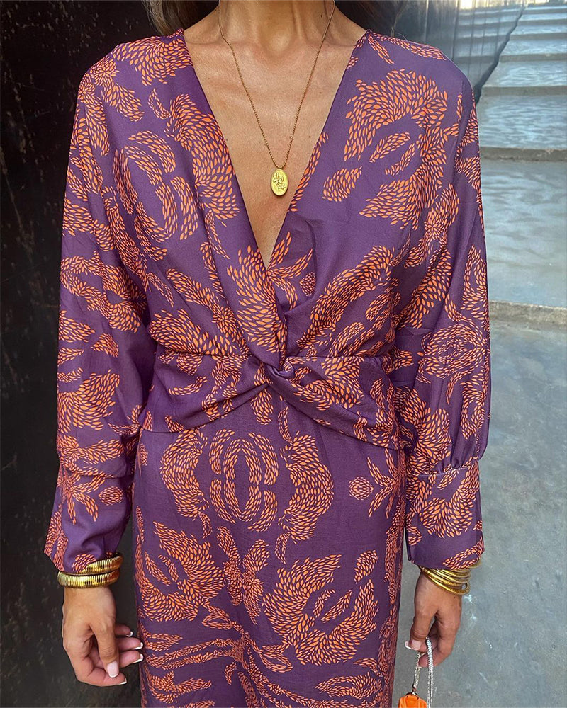 Arielle | Boho luxe wrap dress with casual chic charm