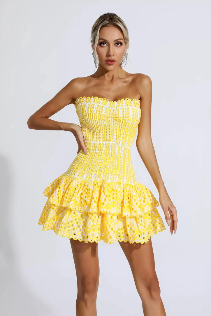 Audrina | Women’s ruffle mini dress