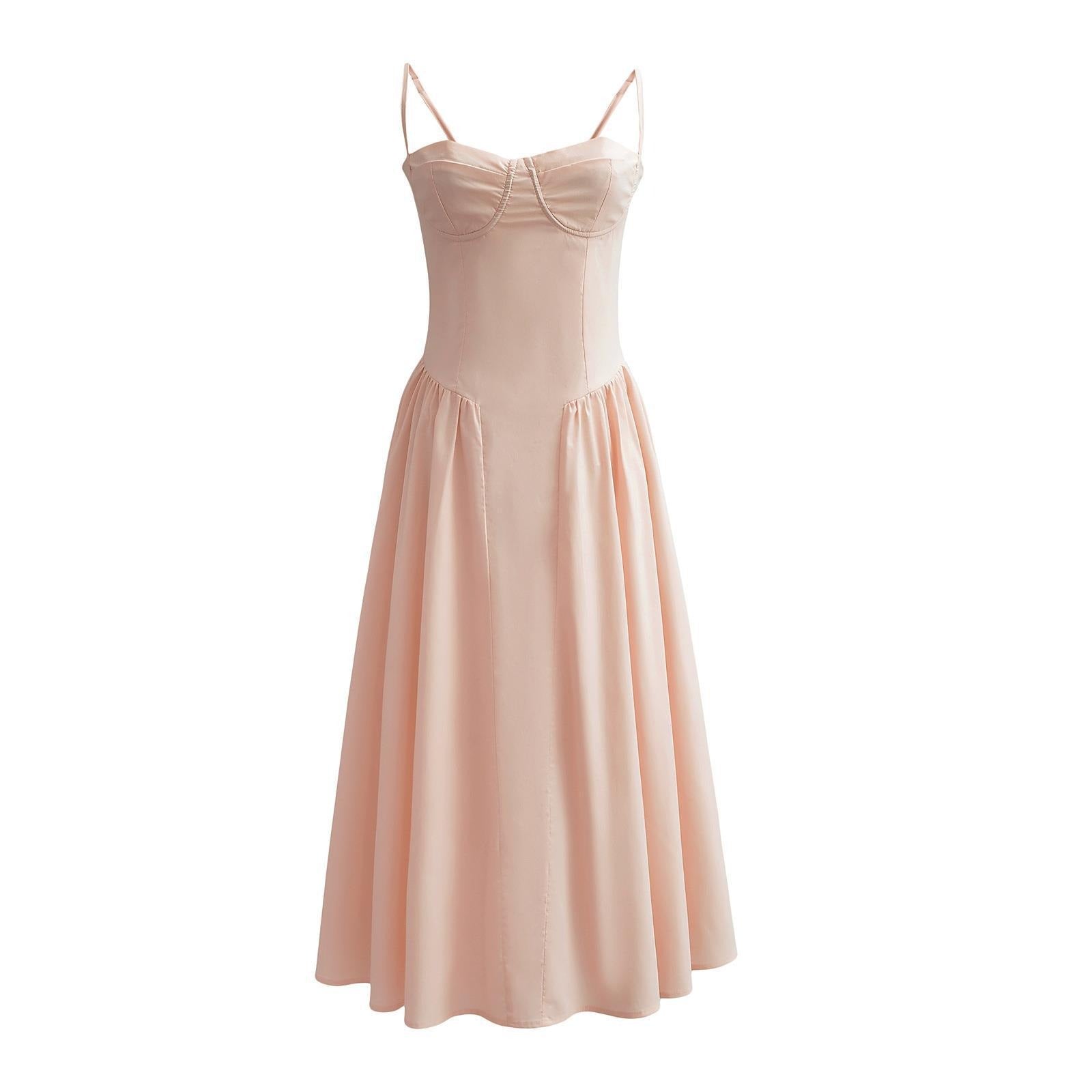 Mafel | Women’s midi dress with seaside-inspired design and flowing silhouette