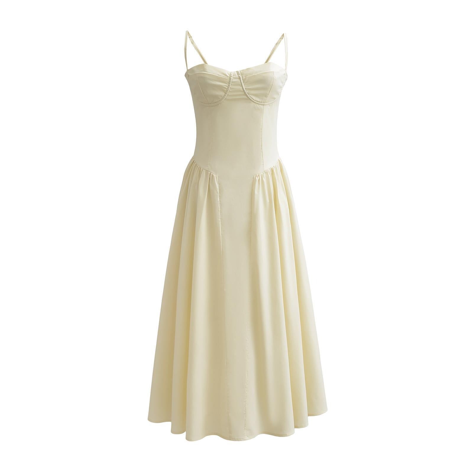 Mafel | Women’s midi dress with seaside-inspired design and flowing silhouette