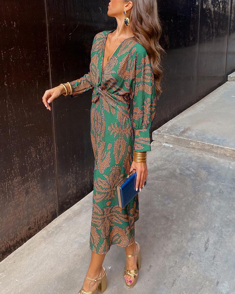 Arielle | Boho luxe wrap dress with casual chic charm
