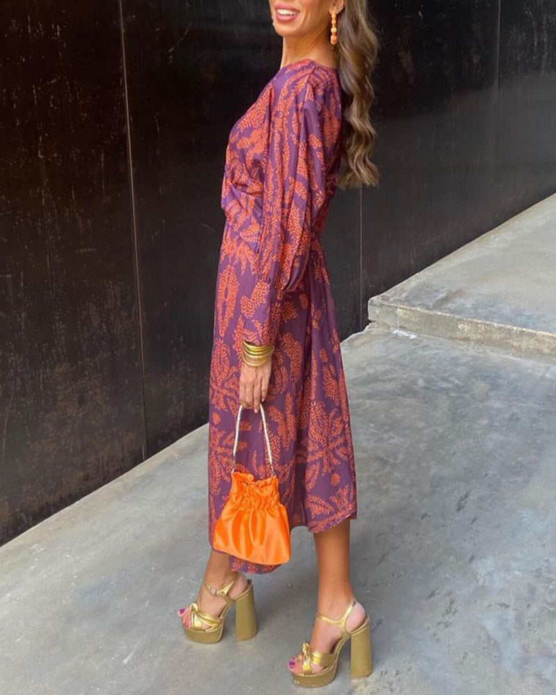 Arielle | Boho luxe wrap dress with casual chic charm