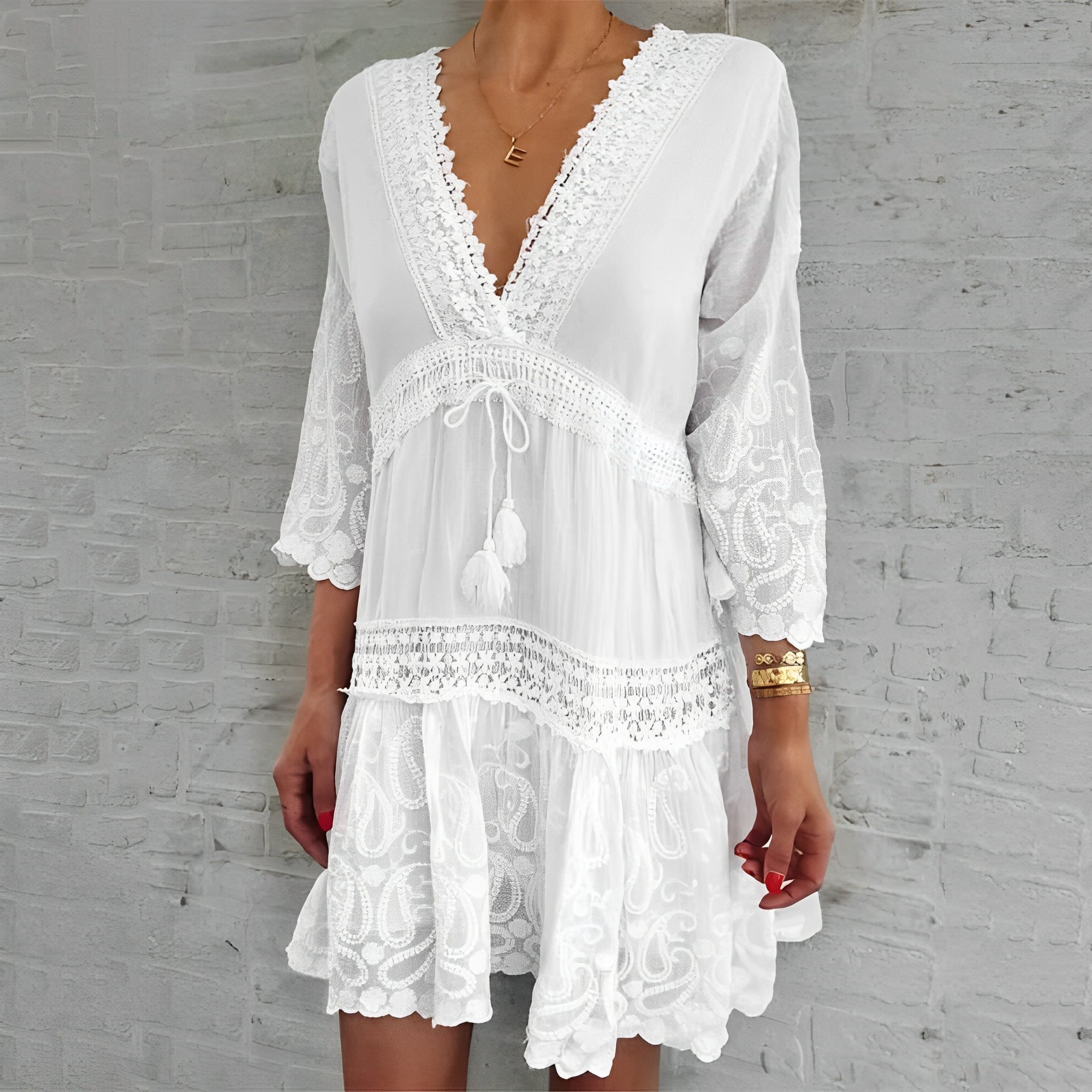 Catalina | Women’s dress with v-neckline and loose fit