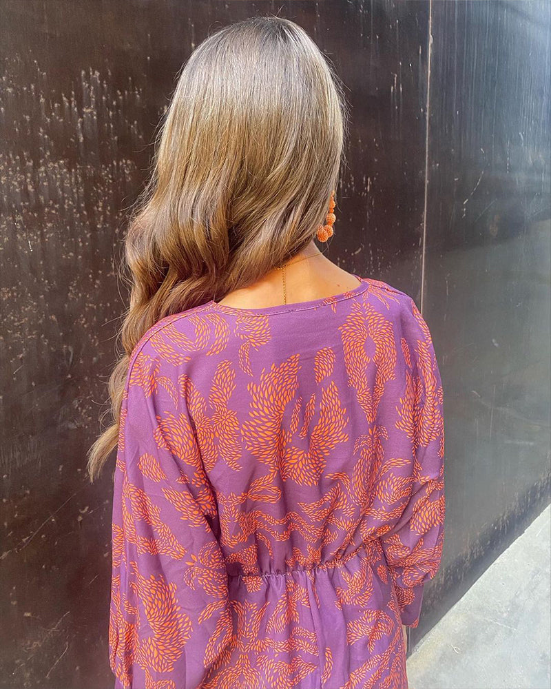 Arielle | Boho luxe wrap dress with casual chic charm