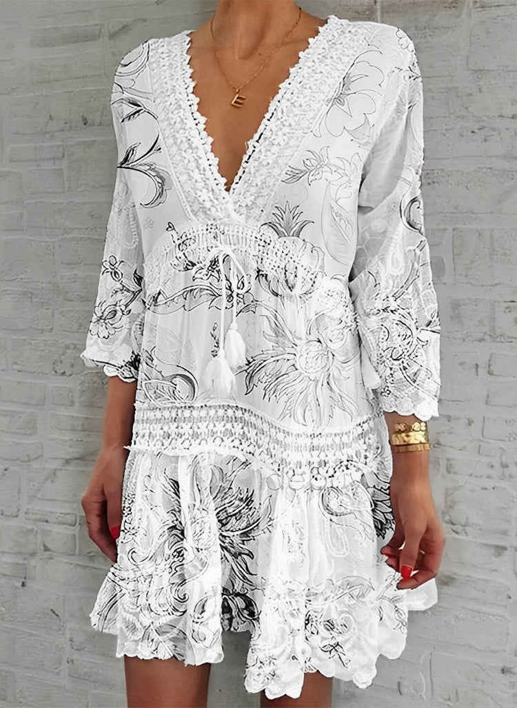 Catalina | Women’s dress with v-neckline and loose fit