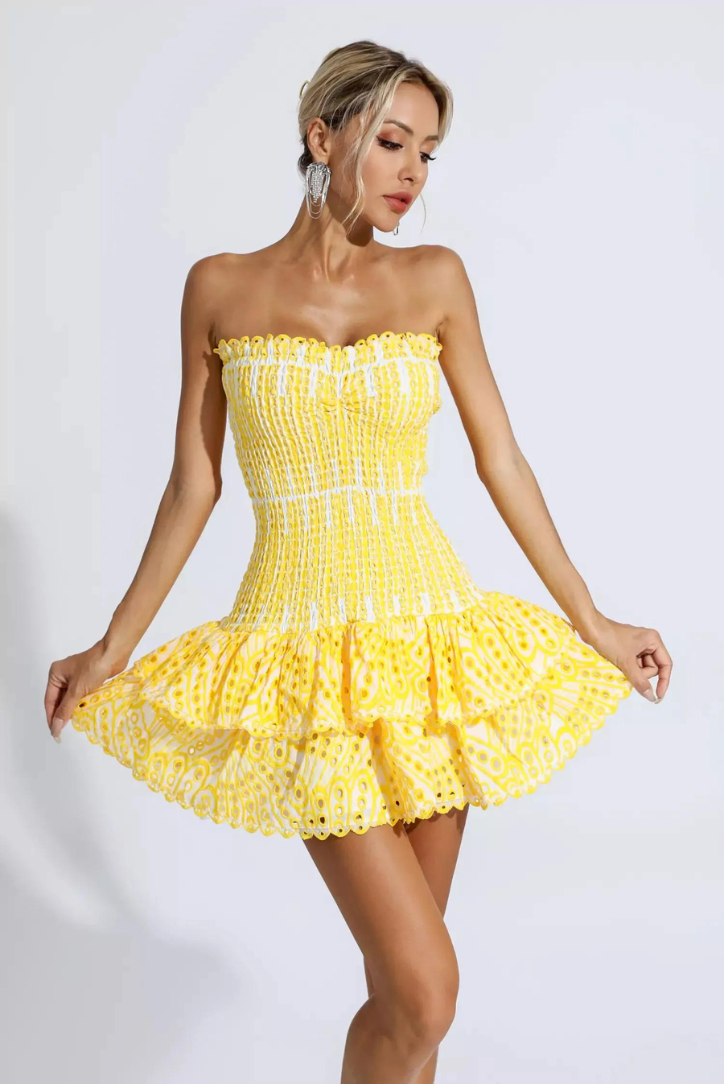 Audrina | Women’s ruffle mini dress