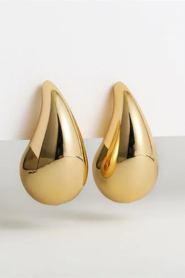 Olivia | Raindrop minimalist everyday earrings
