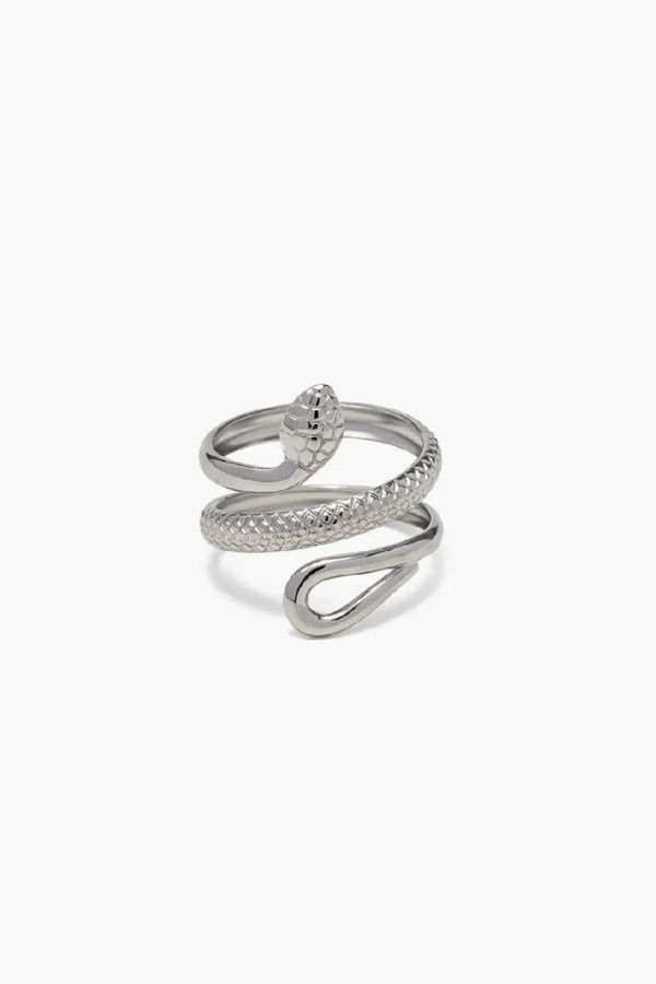 Dakota | Statement ring with sculpted snake