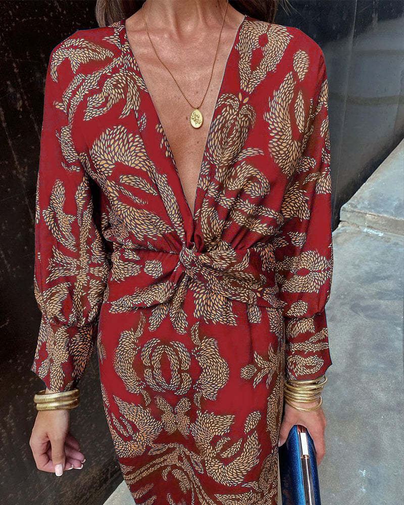 Arielle | Boho luxe wrap dress with casual chic charm