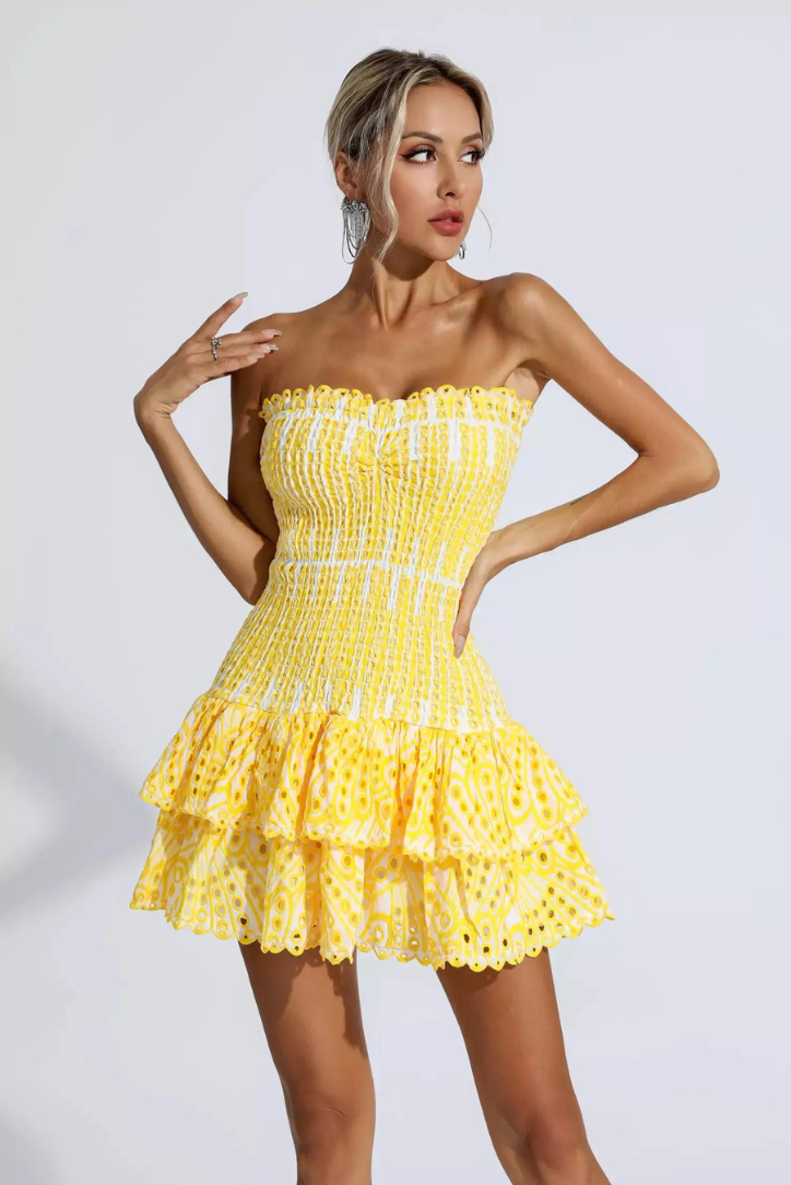 Audrina | Women’s ruffle mini dress