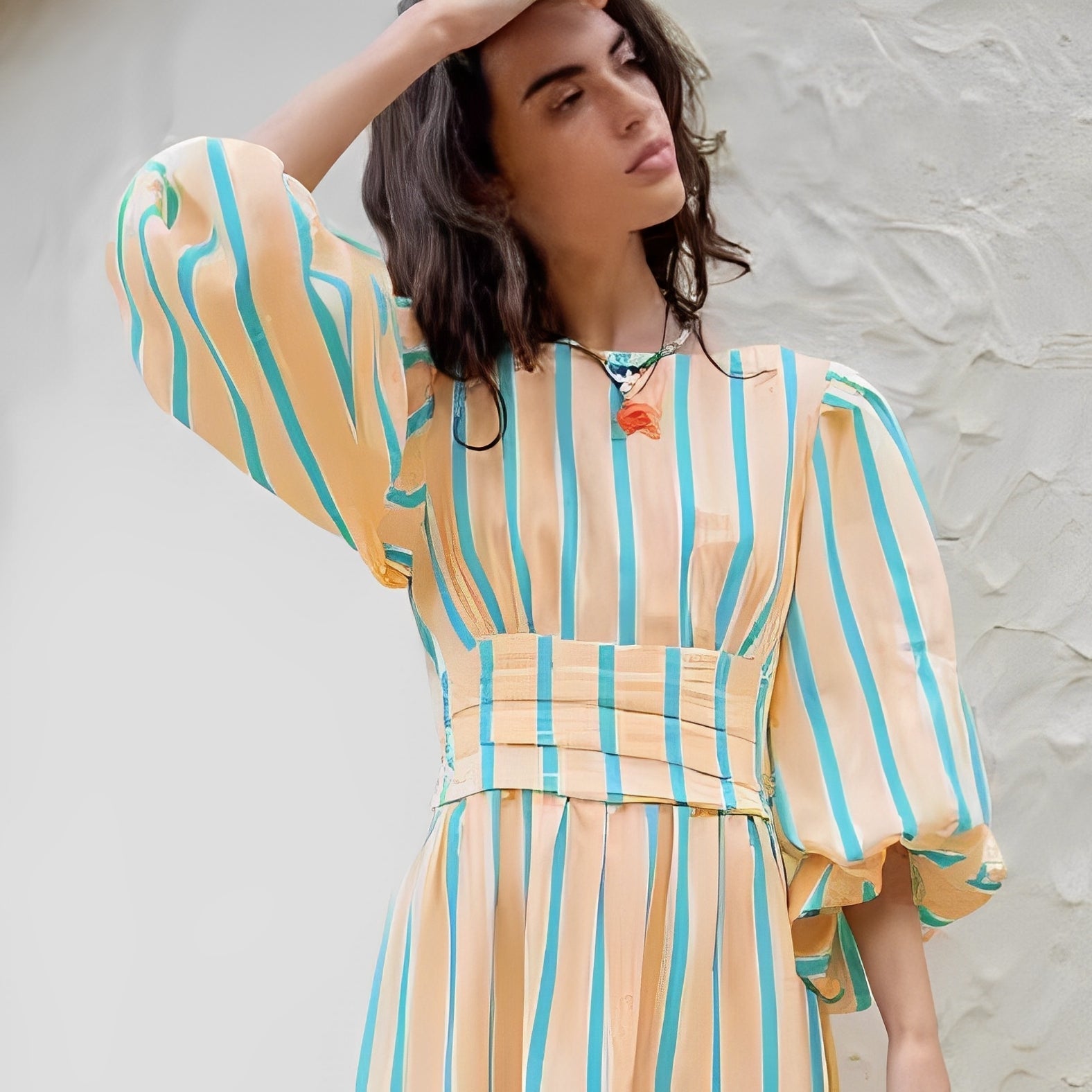 Shane | Women’s summer dress with relaxed fit and knee-length cut