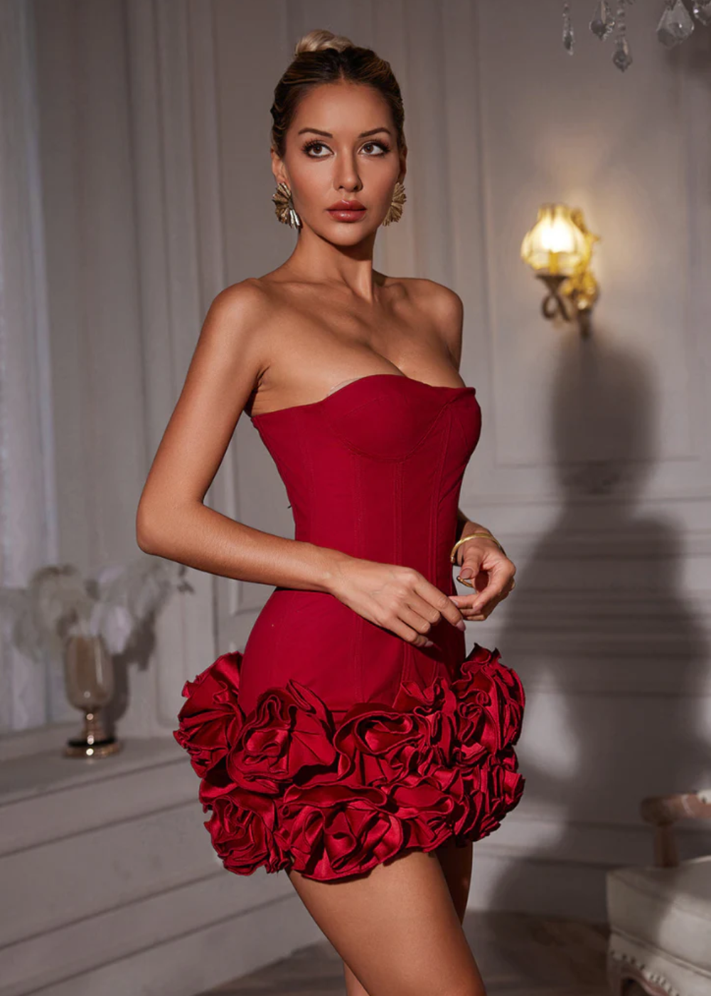 Helen | Mini dress with corset top