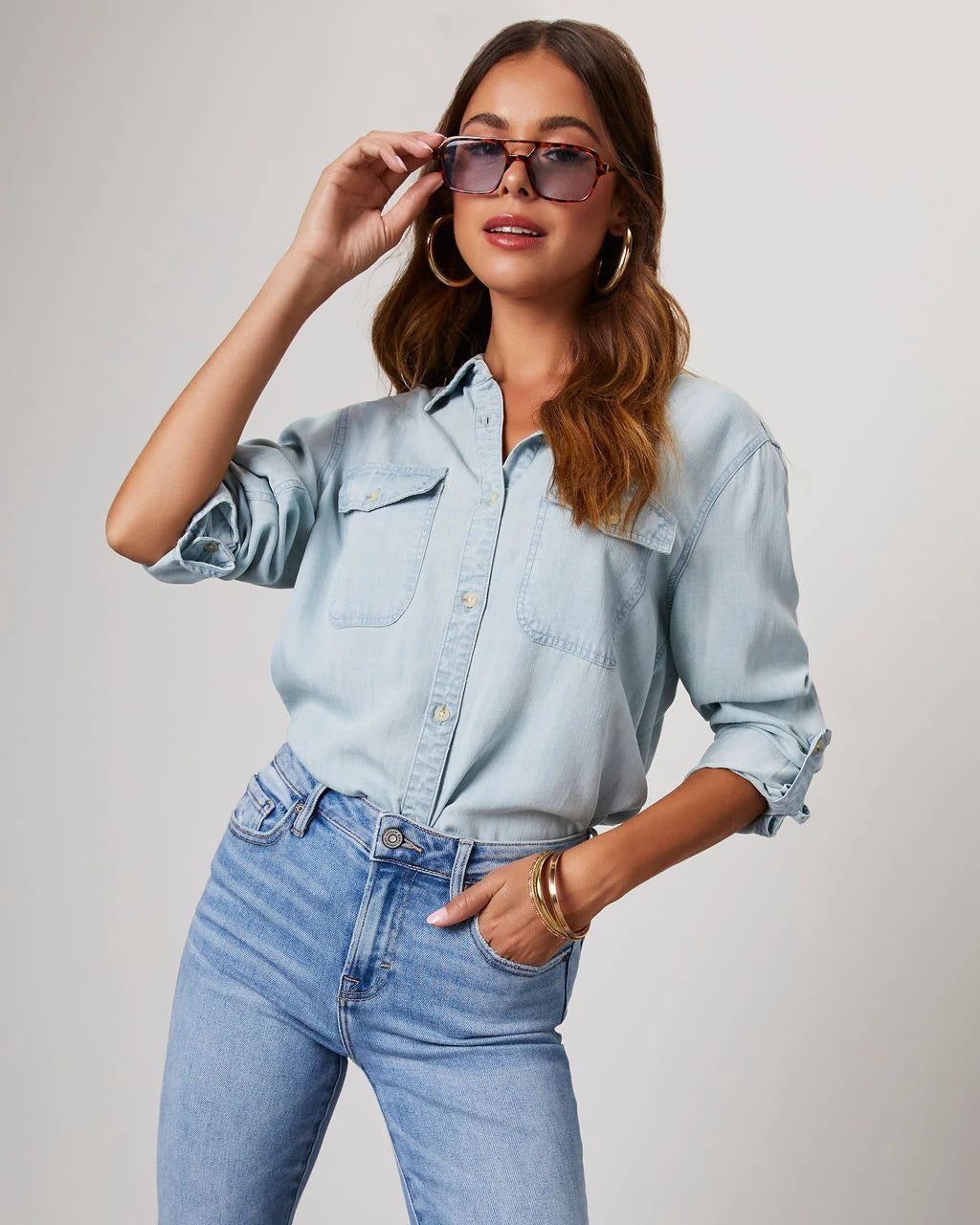 Iris | Button-up blouse with versatile fit