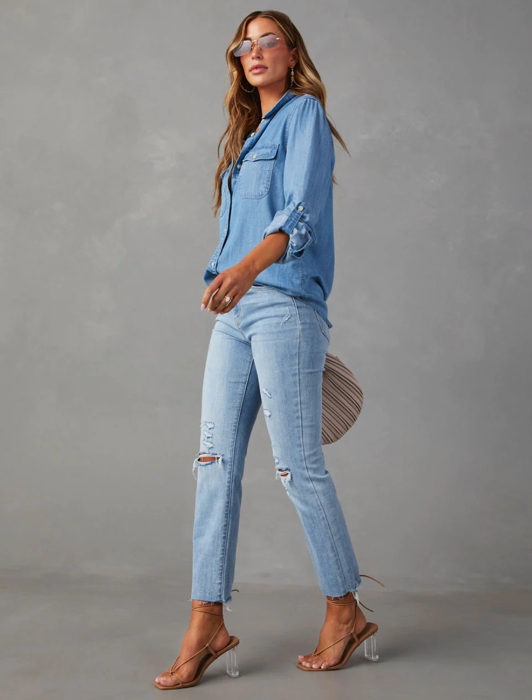 Iris | Button-up blouse with versatile fit