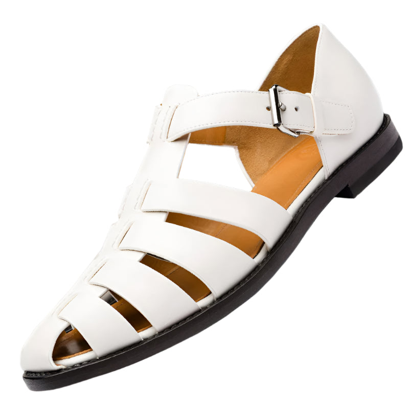 Zoey | Unisex braided sandals with adjustable strap