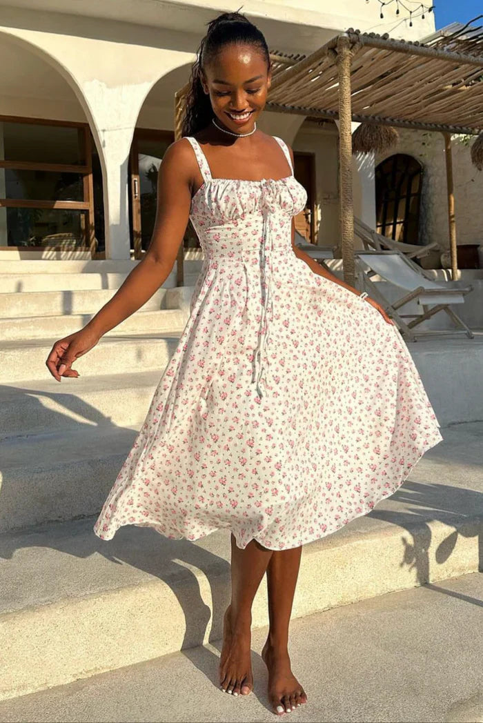 Dovie | Women’s corset midi dress