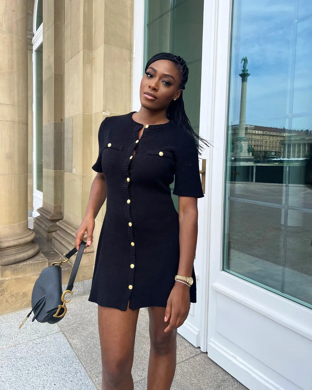 Milan | Women’s knitted mini dress