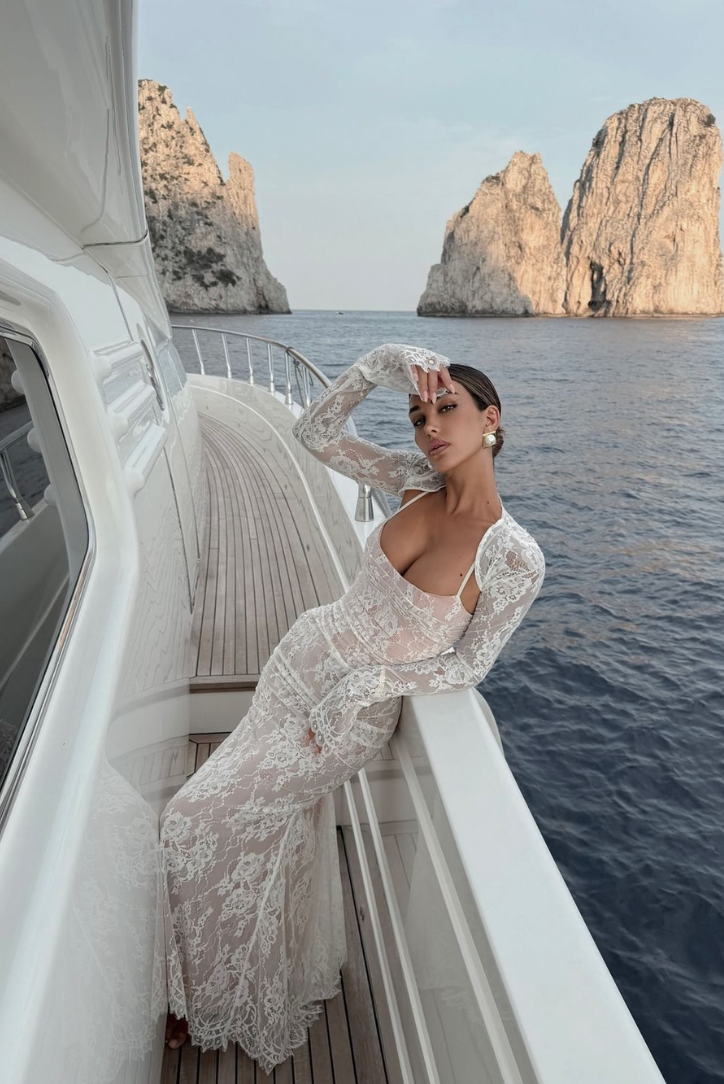 Maggie | Women’s lace maxi dress