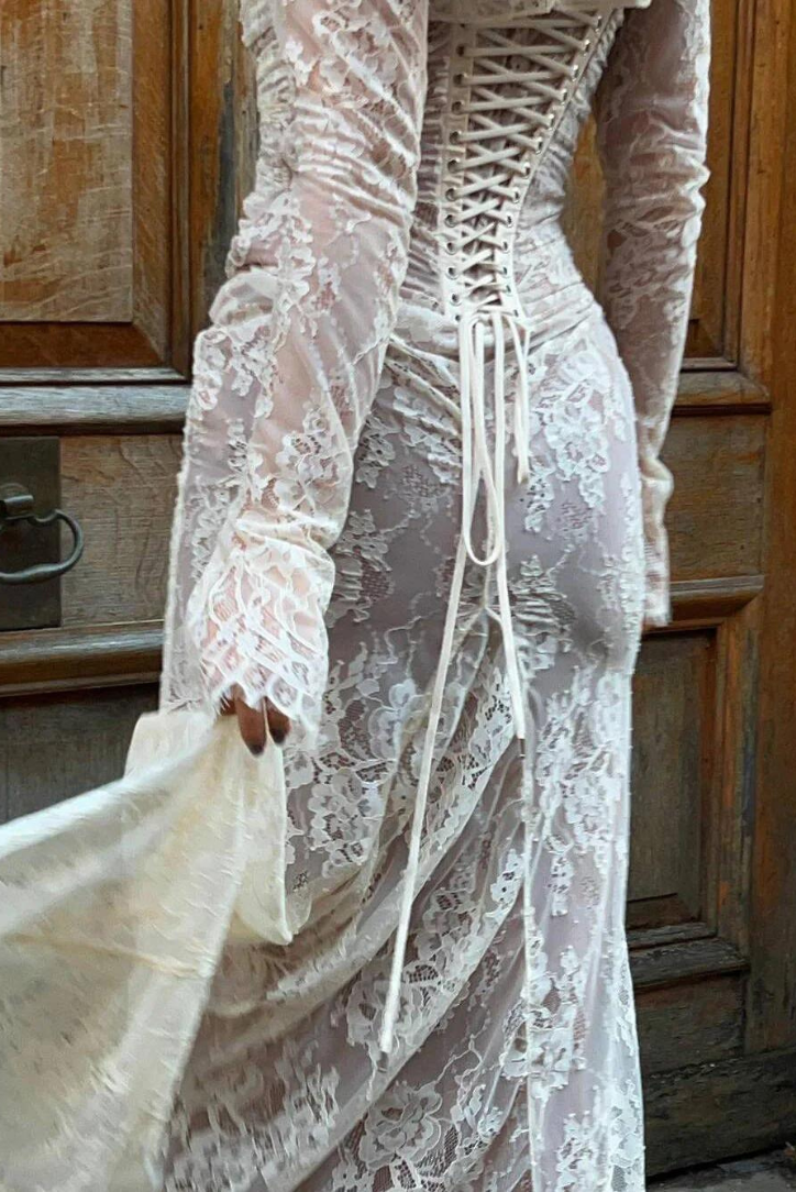 Maggie | Women’s lace maxi dress