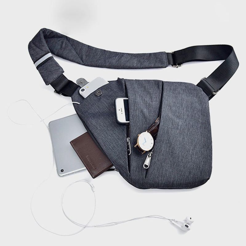 Lily | Unisex shoulder cross bag with hidden pockets