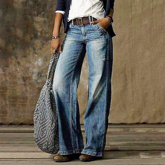 Evelyn | Retro wide-leg jeans