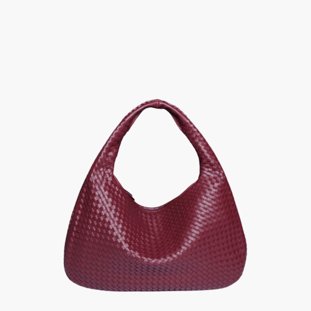 Nola | Hobo bag with rounded structure and tonal stitching