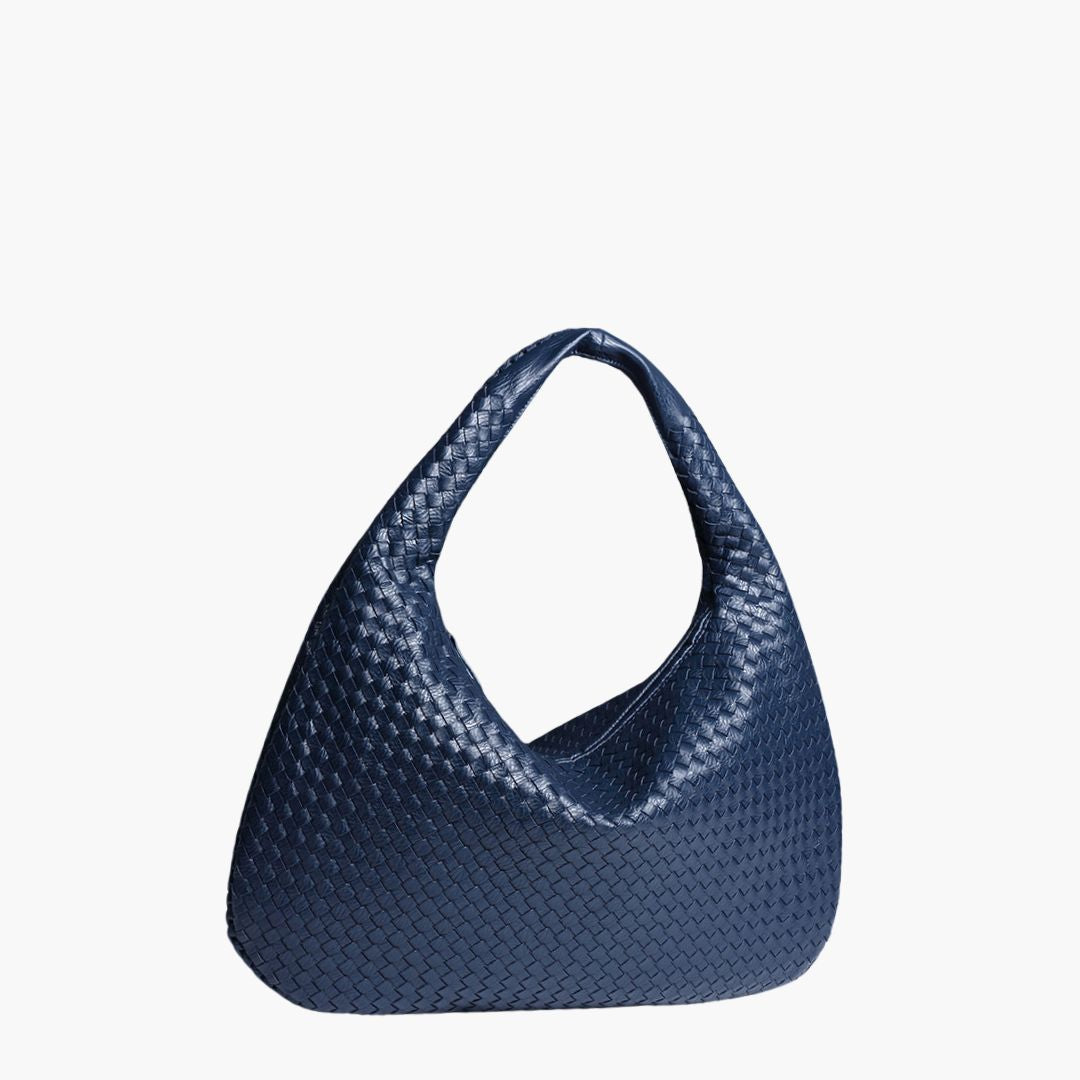 Nola | Hobo bag with rounded structure and tonal stitching