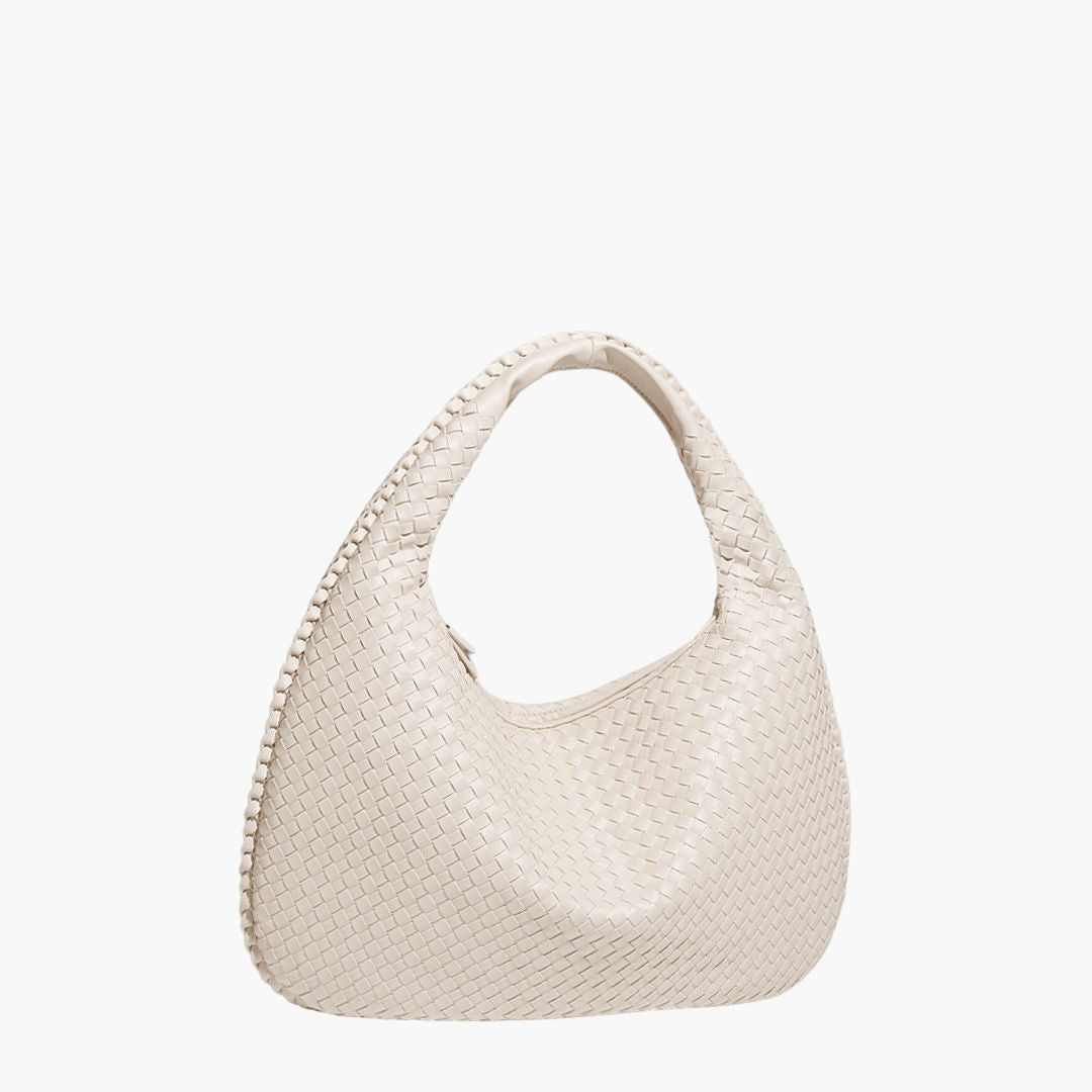 Nola | Hobo bag with rounded structure and tonal stitching