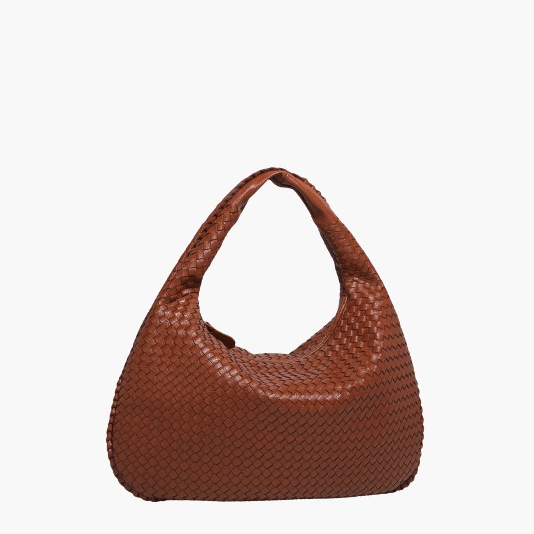 Nola | Hobo bag with rounded structure and tonal stitching