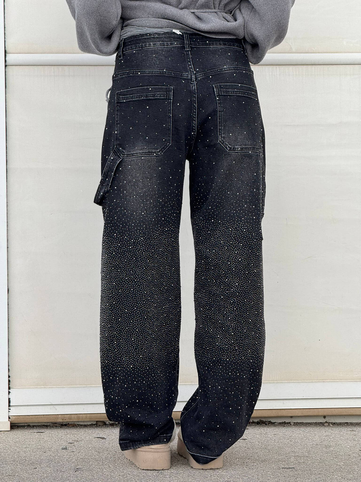Rafaela | Balloon fit jeans with diamant details