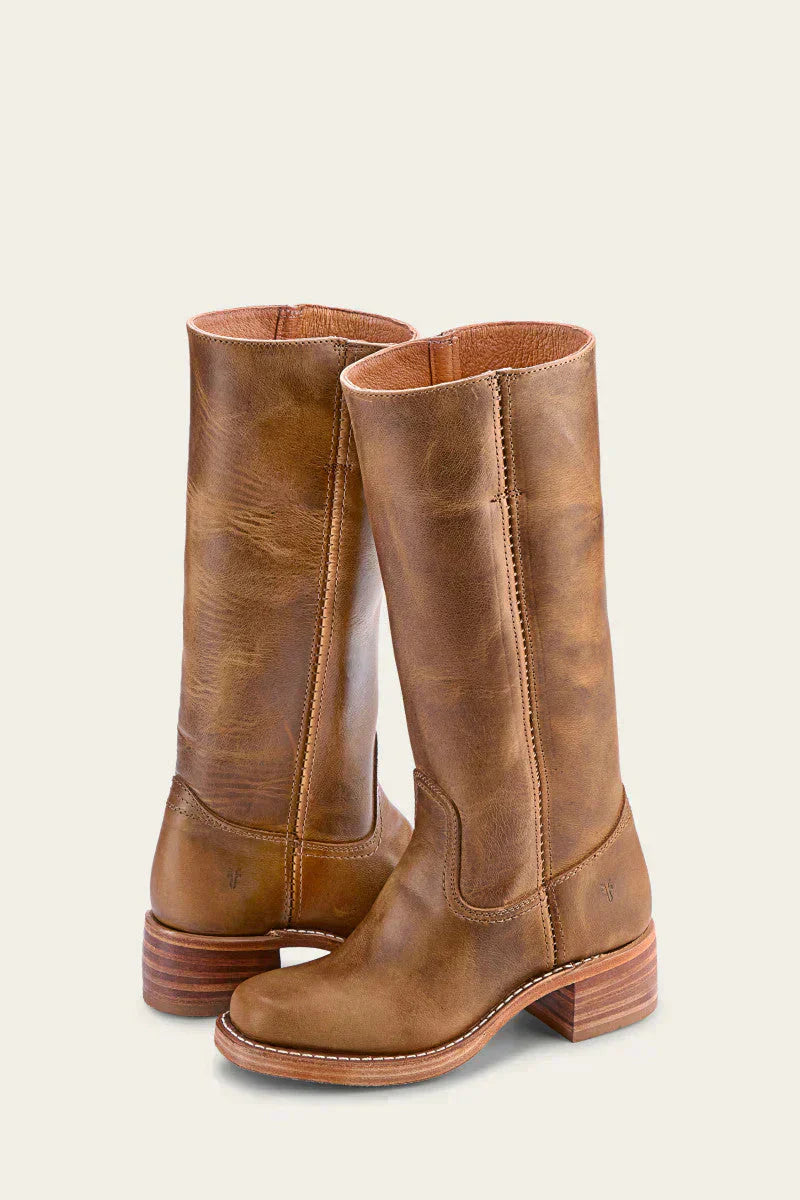 Vivienne | Women's tall boots with rounded toe and subtle lift