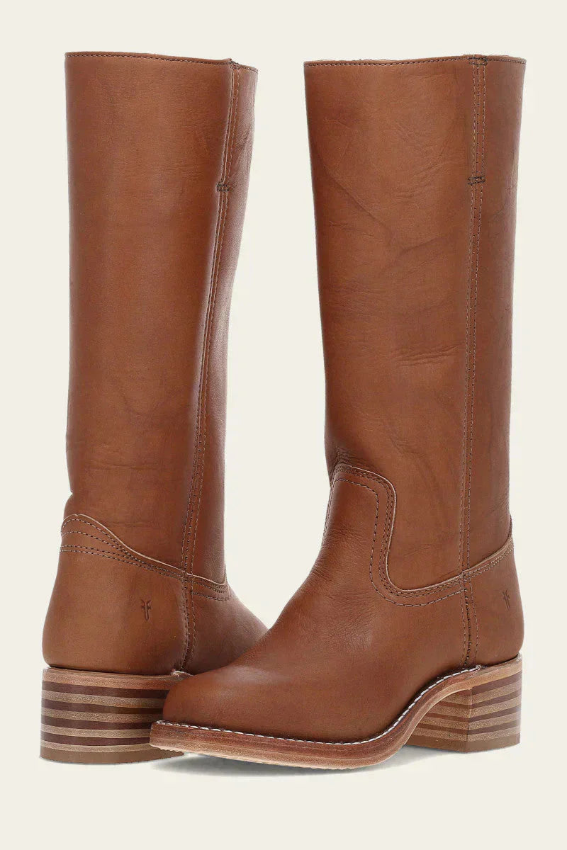 Vivienne | Women's tall boots with rounded toe and subtle lift