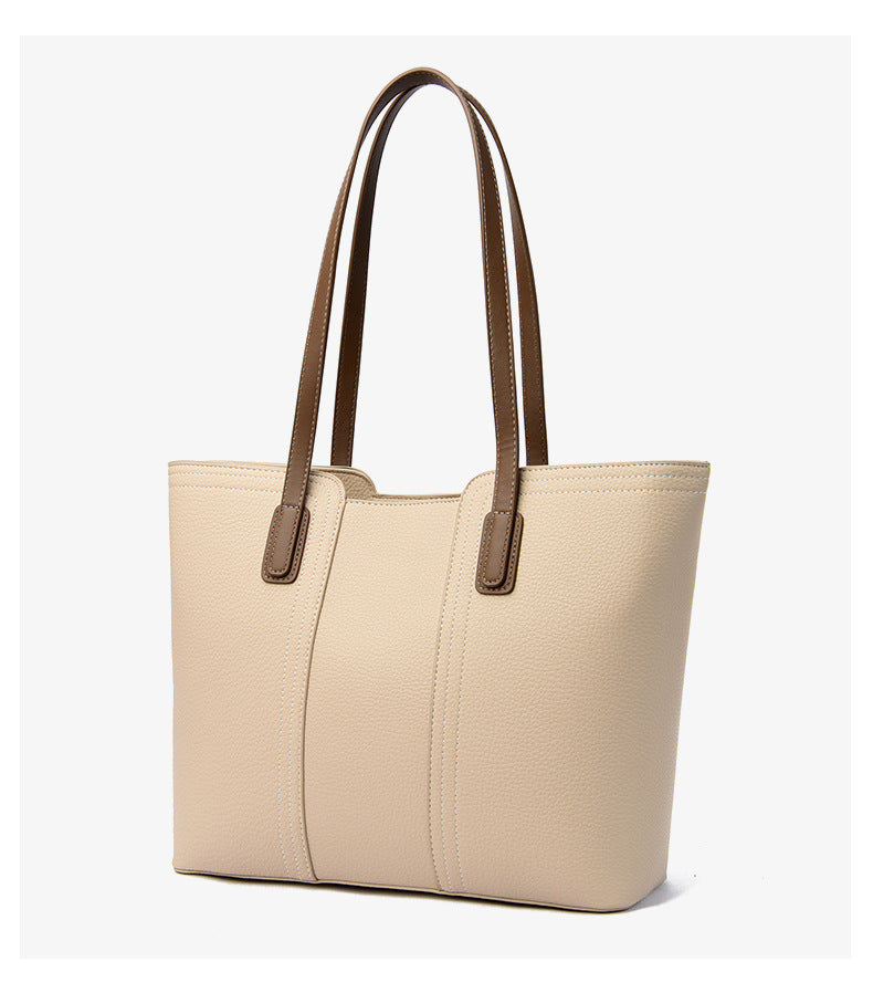 Mila | Women’s tote bag with contrast detail and zip closure