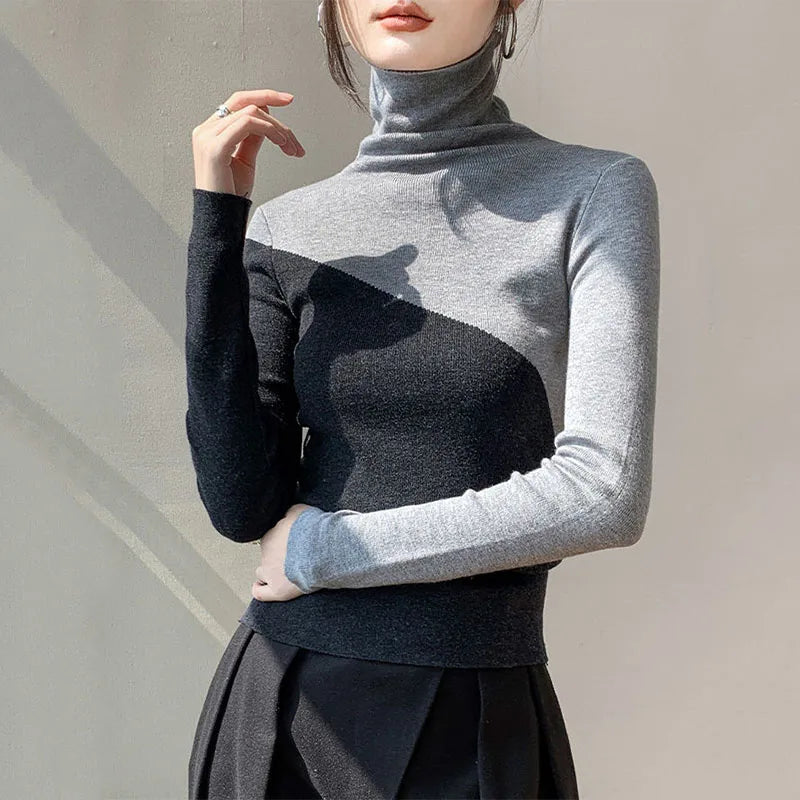 Jenna | Women’s split two-tone sweater