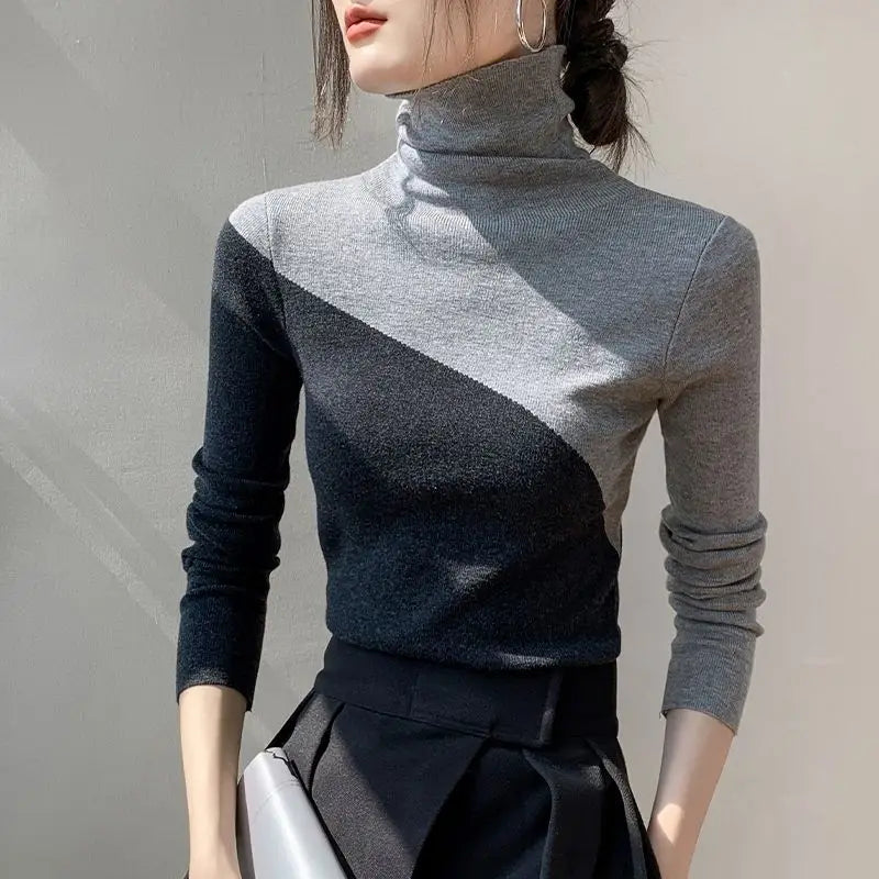 Jenna | Women’s split two-tone sweater