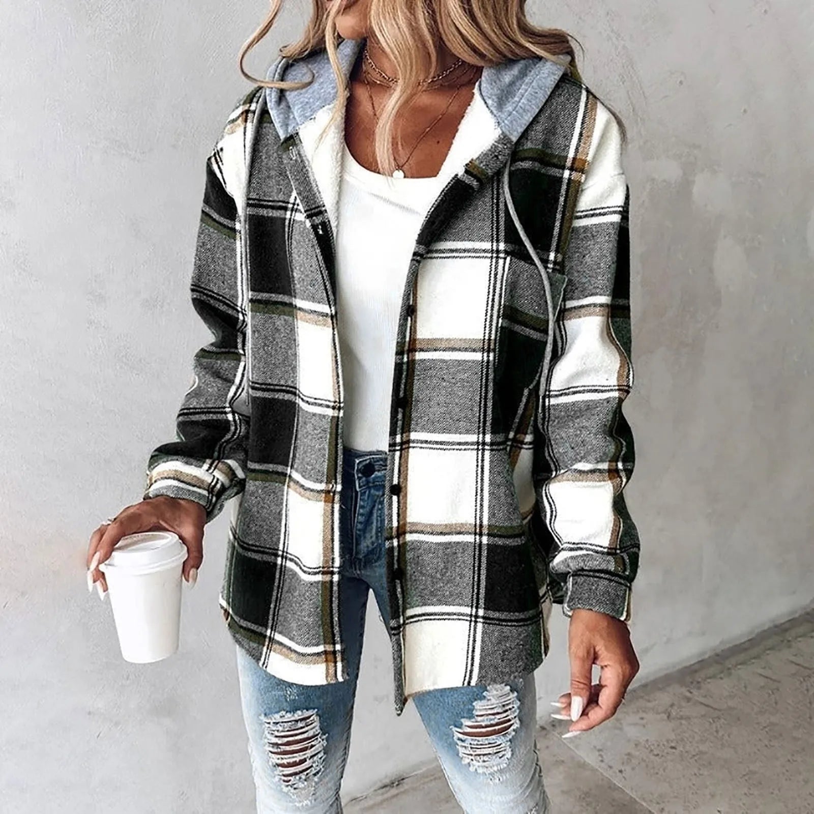 Eliza | Stylish jacket with attached hood