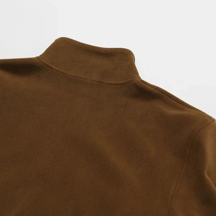 Belan | Women’s fleece jacket with stand collar and full-zip closure