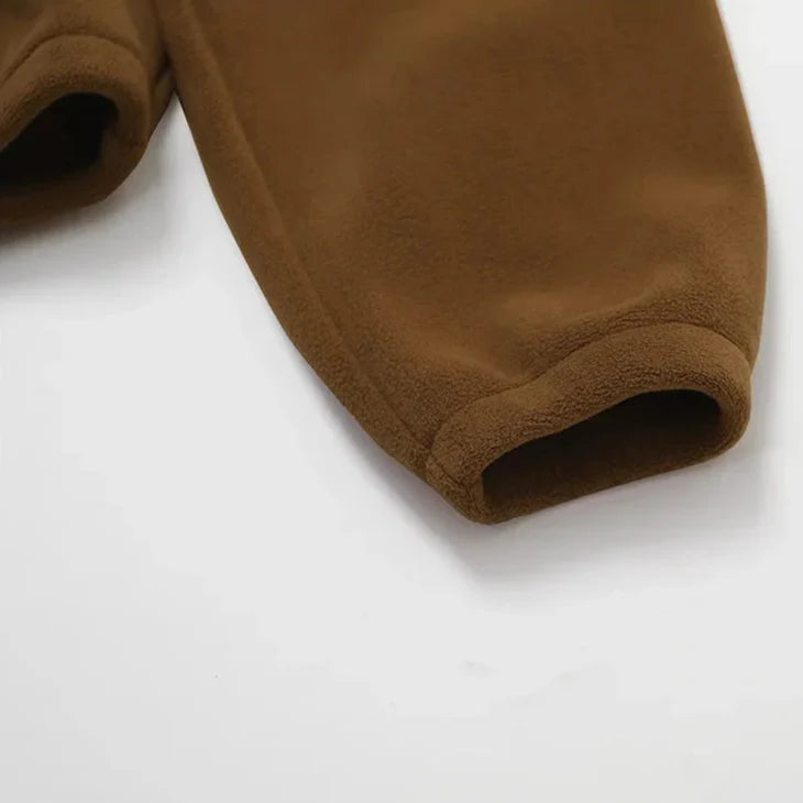 Belan | Women’s fleece jacket with stand collar and full-zip closure