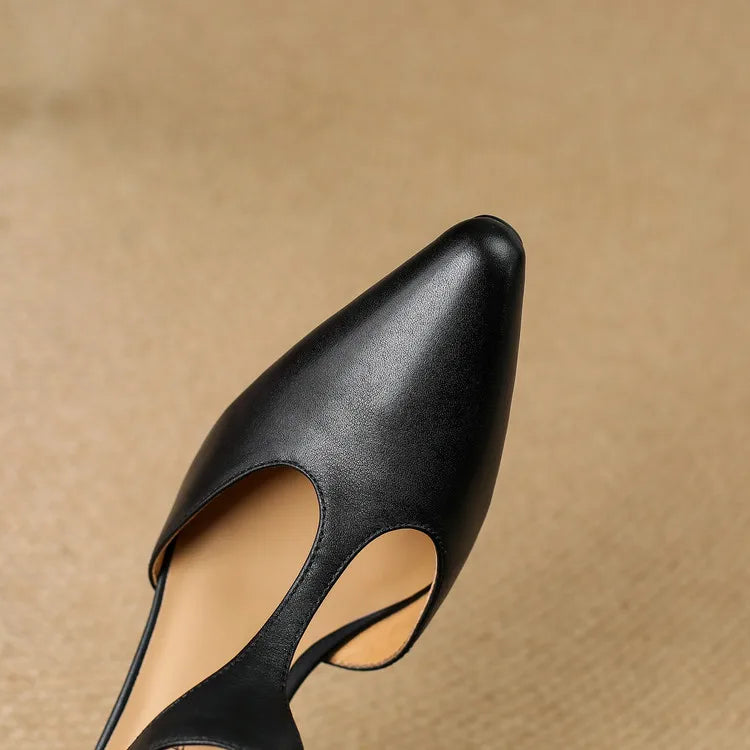 Triana | Genuine pointed leather heels