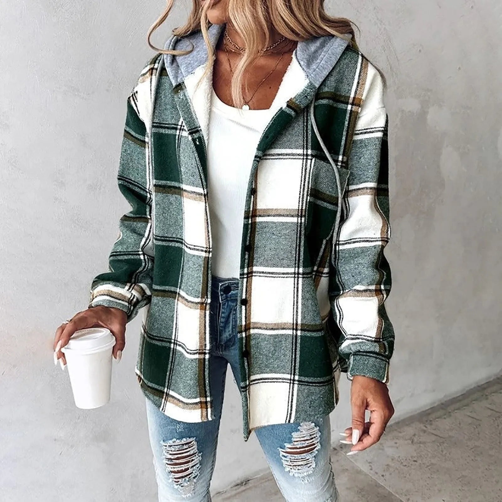 Eliza | Stylish jacket with attached hood