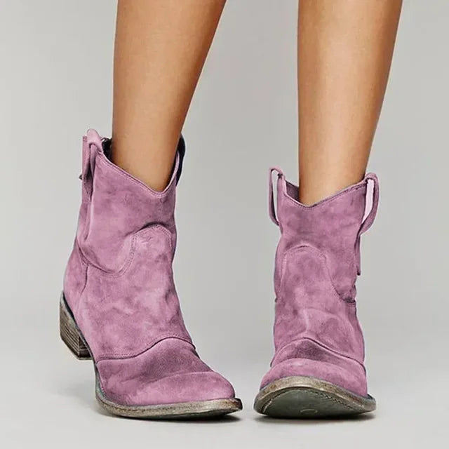 Maylene | Mid boots with western shape