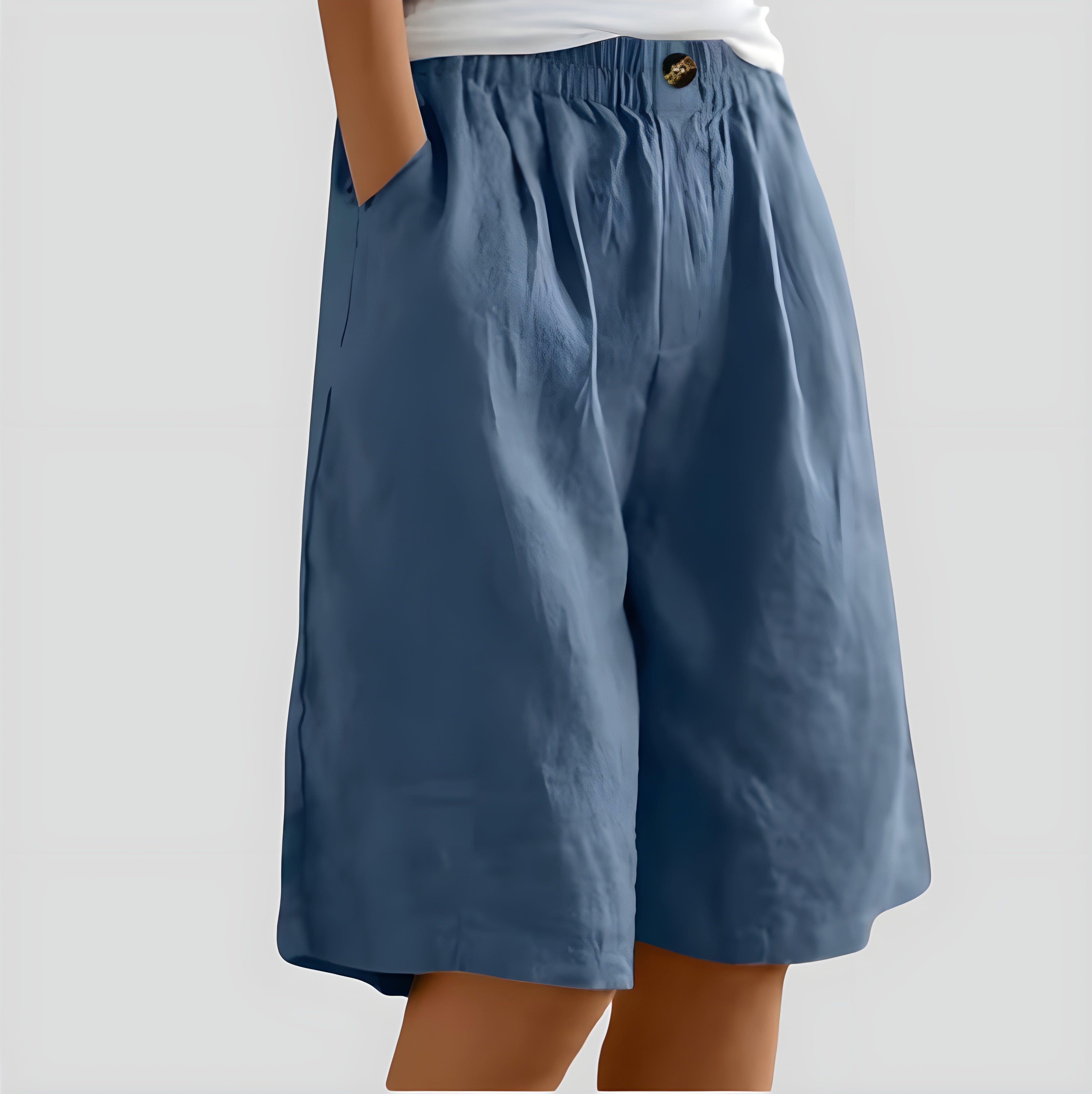 Alia | Wide-leg shorts with stretch waistband