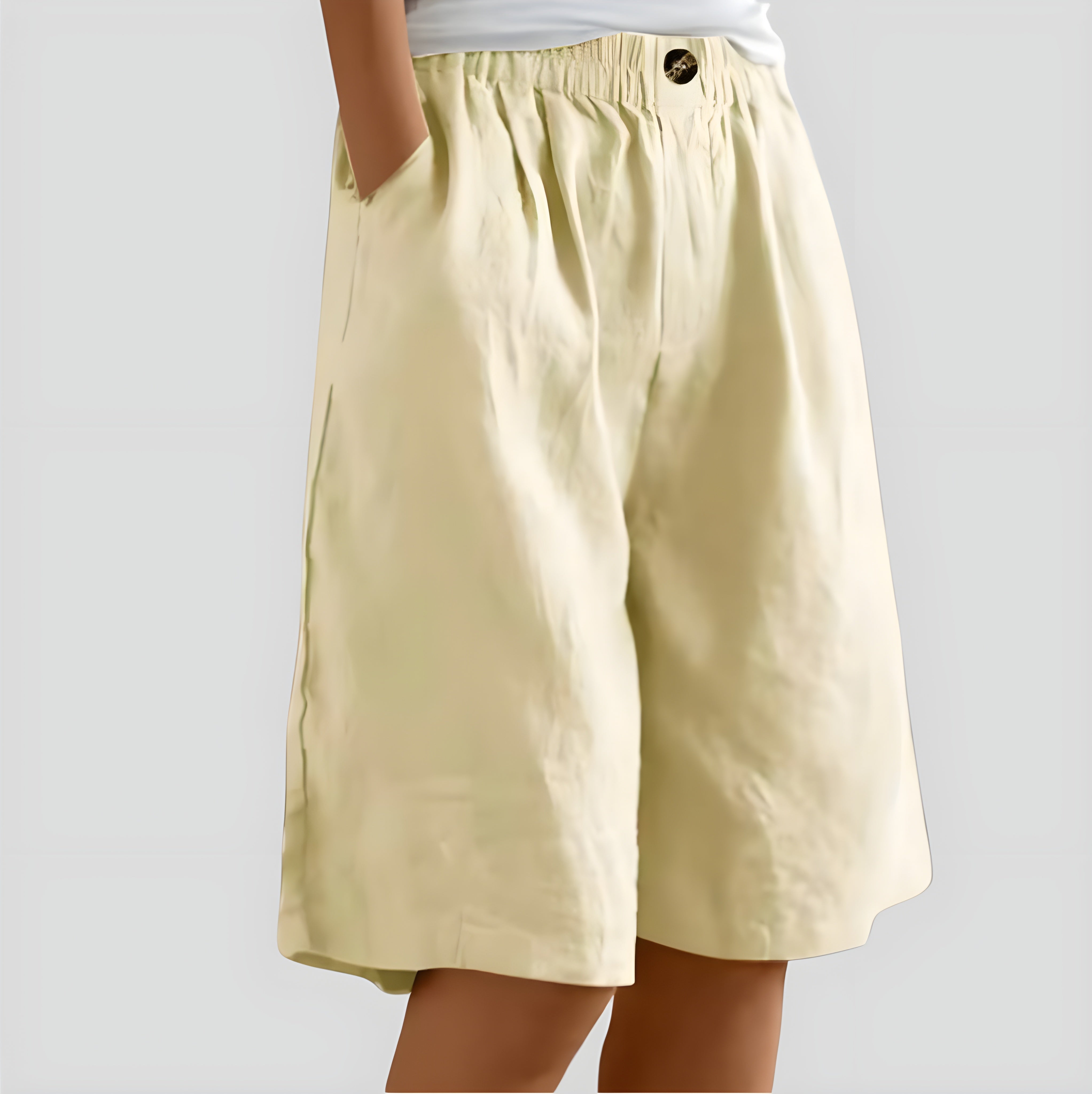 Alia | Wide-leg shorts with stretch waistband