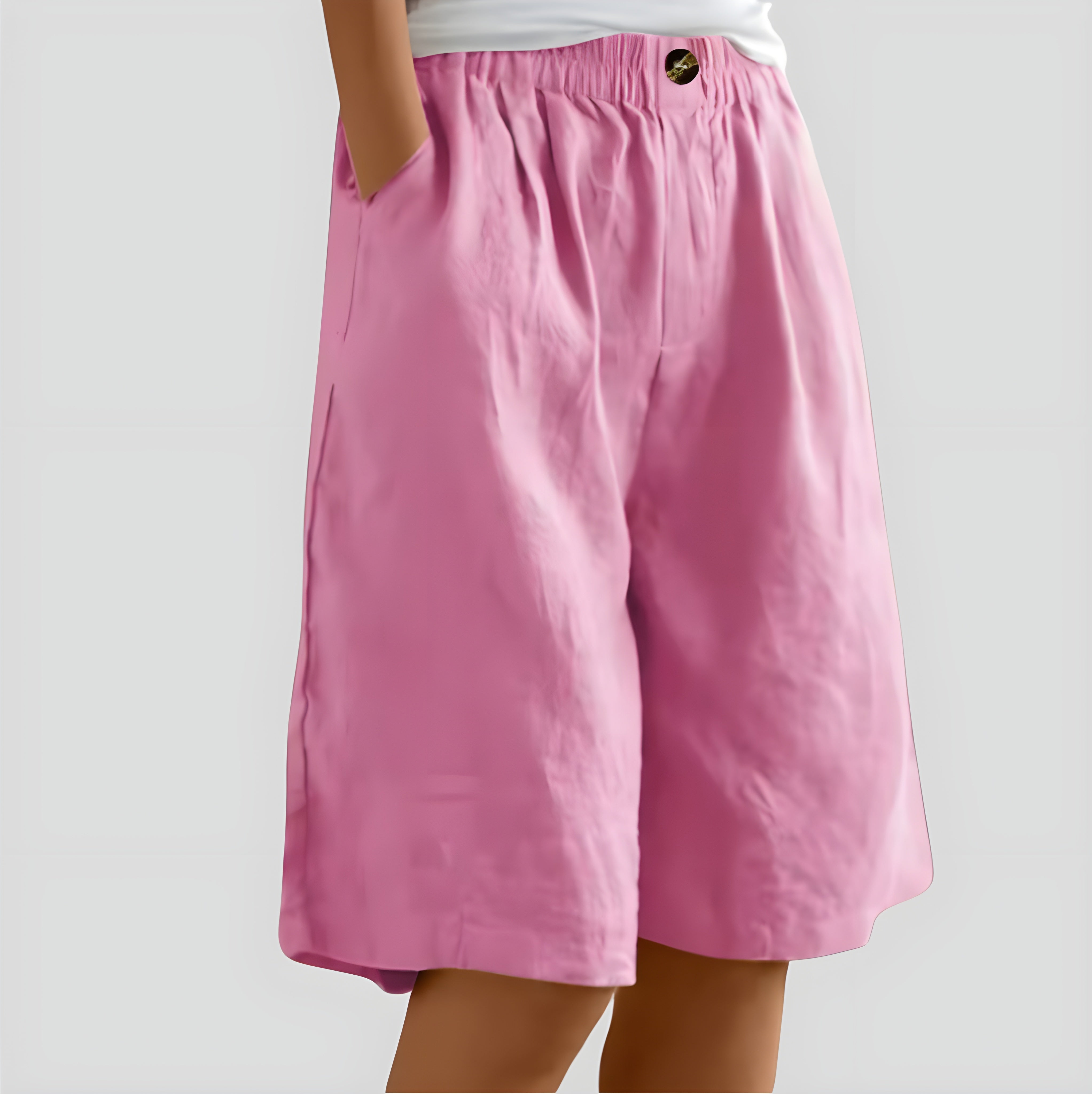 Alia | Wide-leg shorts with stretch waistband