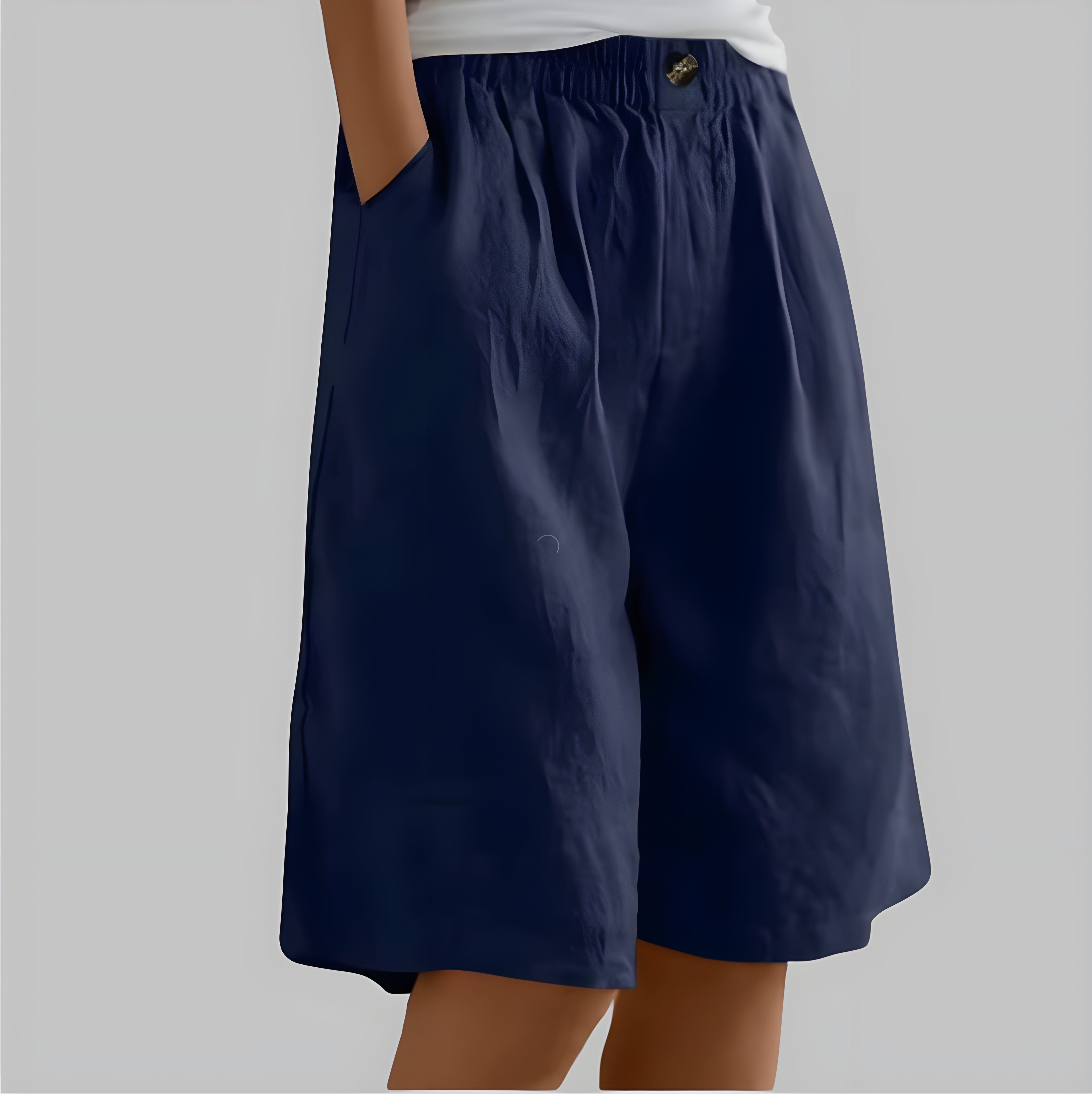 Alia | Wide-leg shorts with stretch waistband