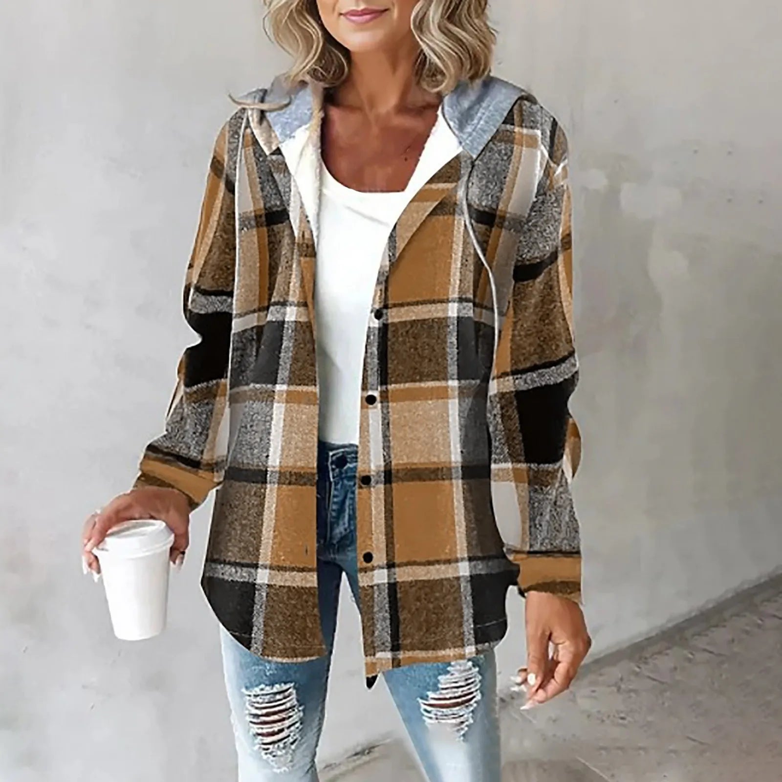 Eliza | Stylish jacket with attached hood