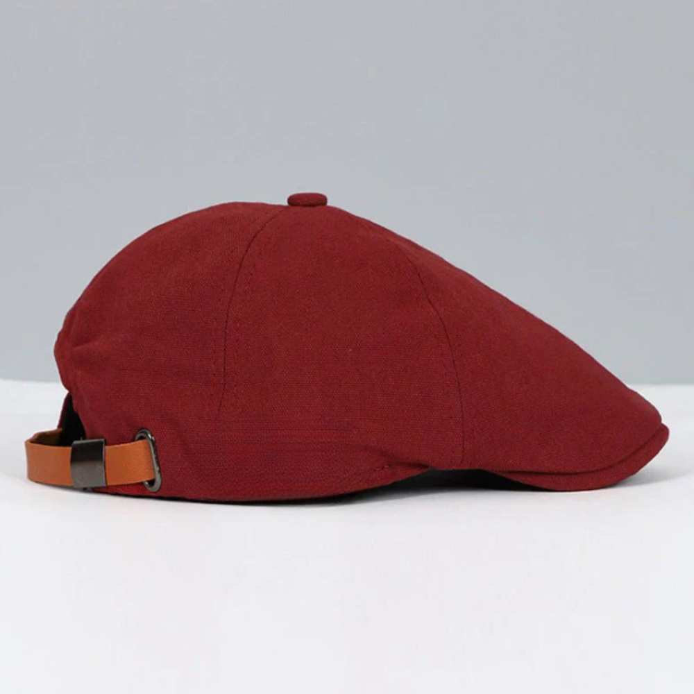 Charlie | Women's flat cap with curved brim and structured crown