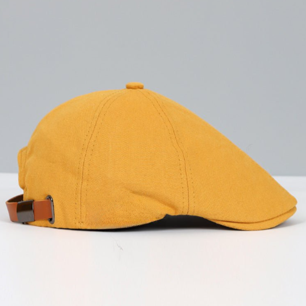 Charlie | Women's flat cap with curved brim and structured crown
