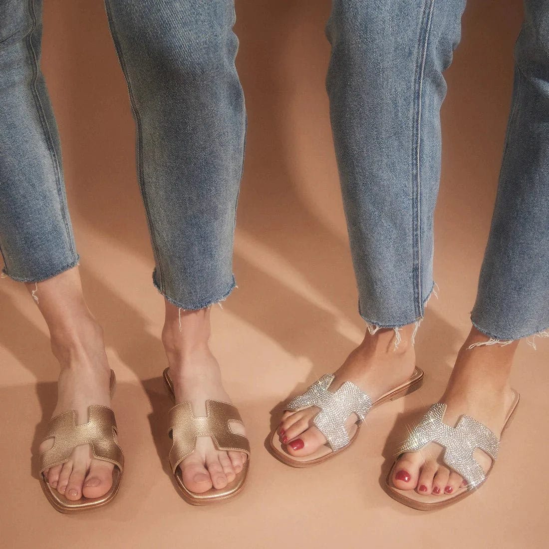 Ayla | Women's casual open sandals with contoured footbed